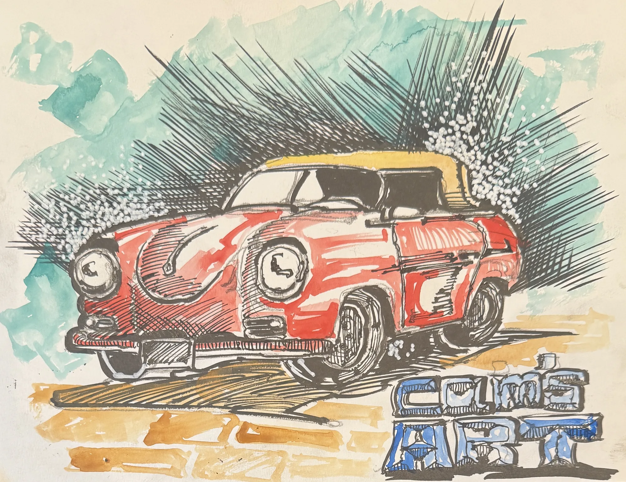 Car portrait, a commission I made