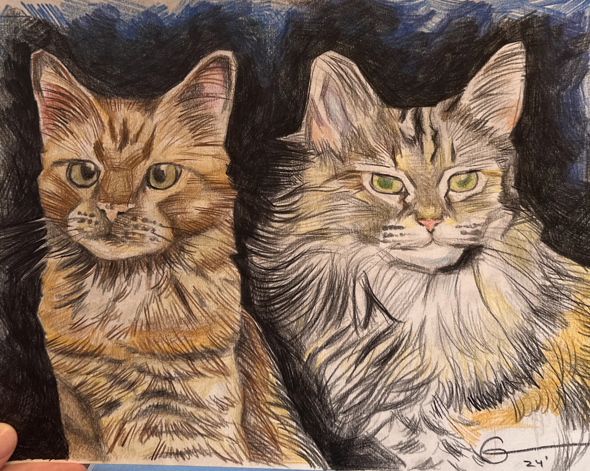 Pet portrait, a commission I made