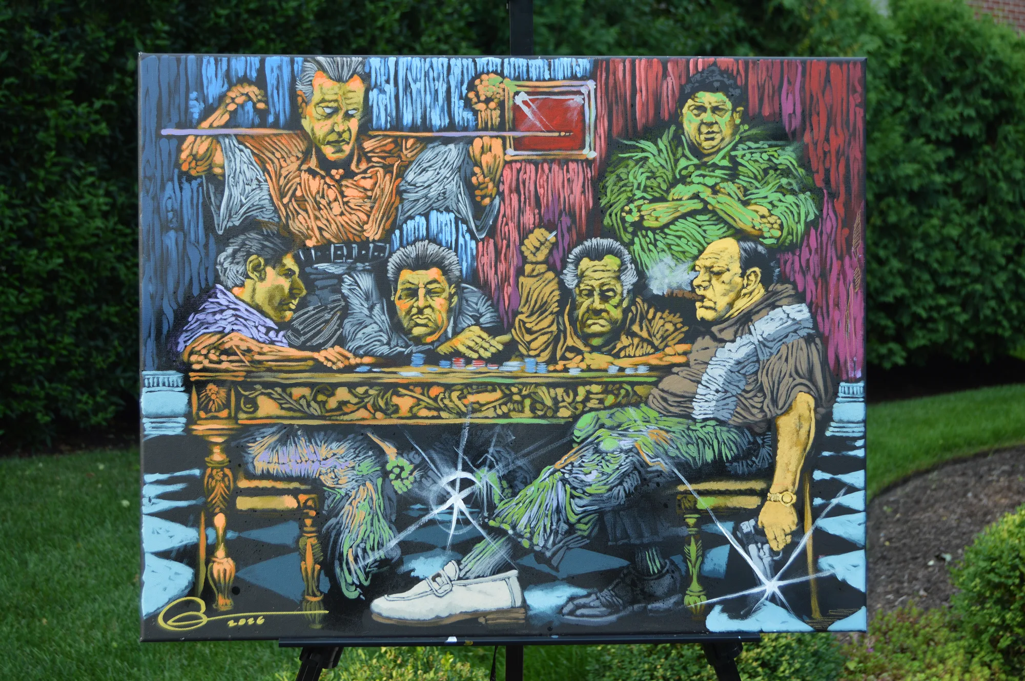 Sopranos Table, a commission I made