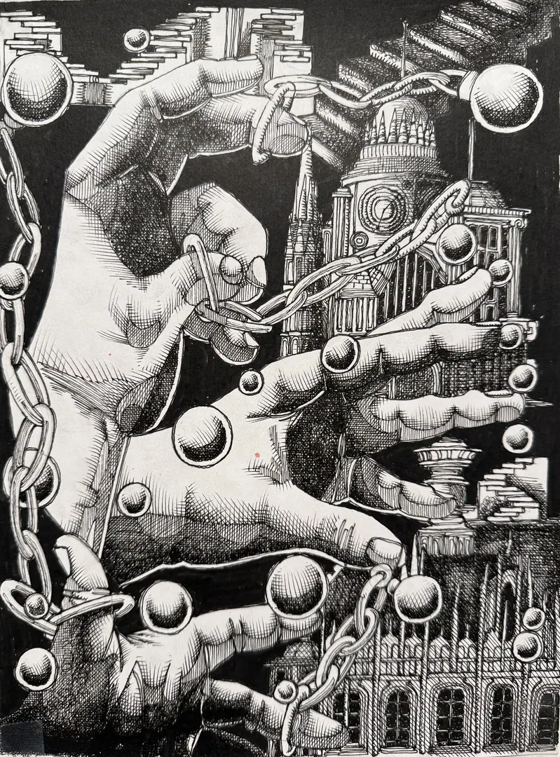 Chained Hand